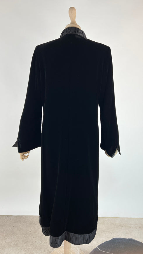 Soprabito lungo in velluto