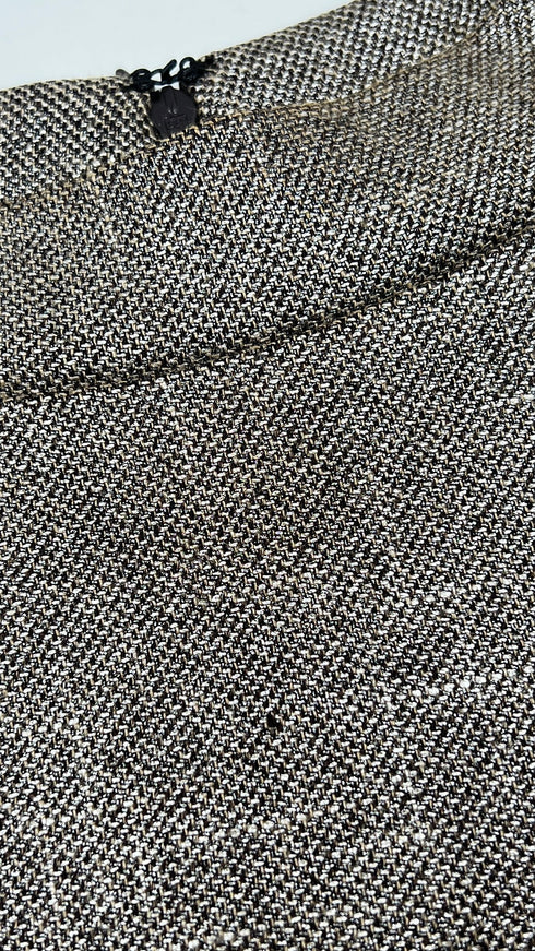 Abito midi metallizzato