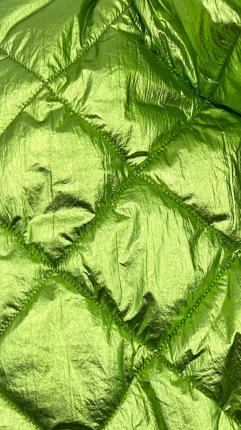 Piumino metallizzato trapuntato