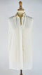 Camicia smanicata bianca
