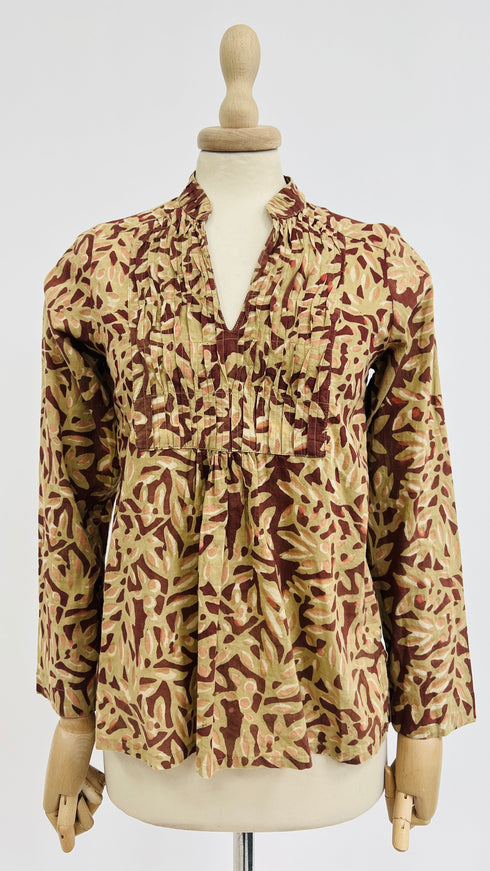 Blusa floreale astratta