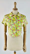 Camicia cropped floreale