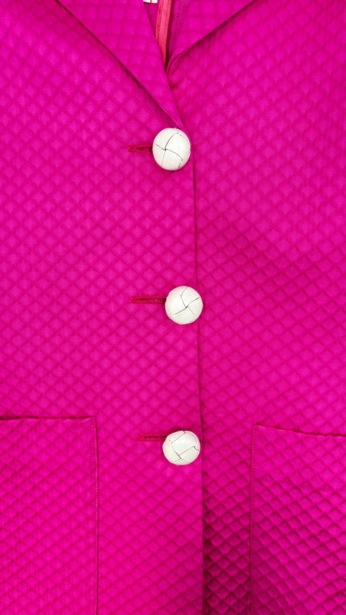 Blazer fucsia sfoderato