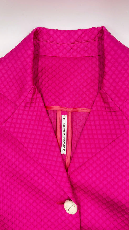 Blazer fucsia sfoderato