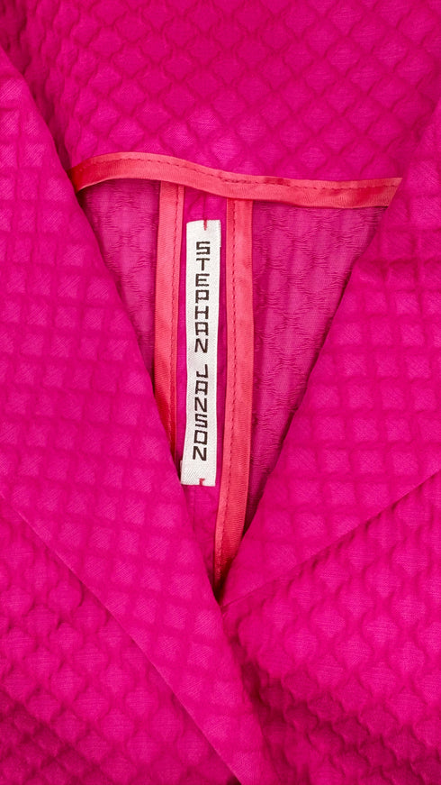 Blazer fucsia sfoderato