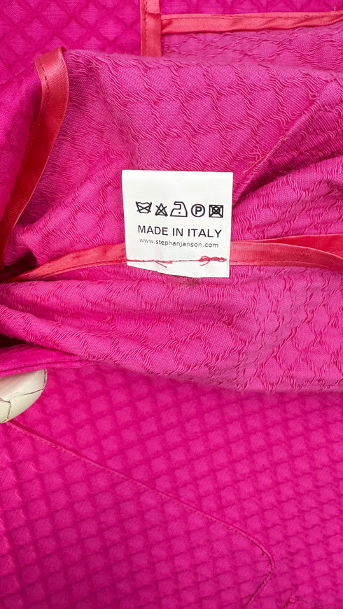 Blazer fucsia sfoderato