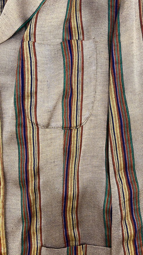 Blazer lurex a righe vintage