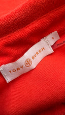 Polo in spugna arancione Tory Burch