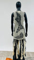 Set gonna+gilet pizzo