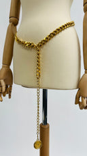 Cintura catena oro logo CHANEL
