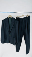 Completo vintage gessato blu GIANNI VERSACE couture