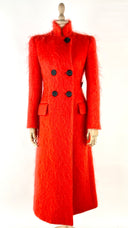 Cappotto arancione in lana GIORGIO ARMANI