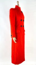Cappotto arancione in lana GIORGIO ARMANI