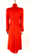 Cappotto arancione in lana GIORGIO ARMANI