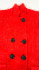 Cappotto arancione in lana GIORGIO ARMANI