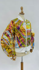 Bomber laminato multicolore Emilio Pucci