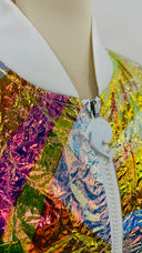 Bomber laminato multicolore Emilio Pucci