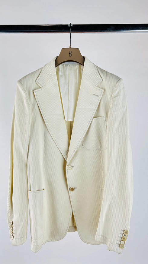 Blazer in velluto a costine