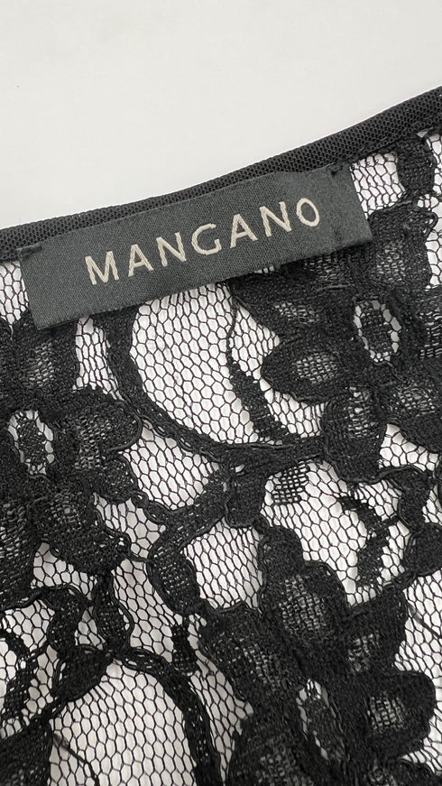 Coprispalle in pizzo nero