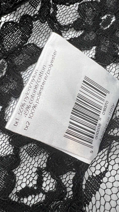 Coprispalle in pizzo nero