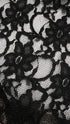Coprispalle in pizzo nero