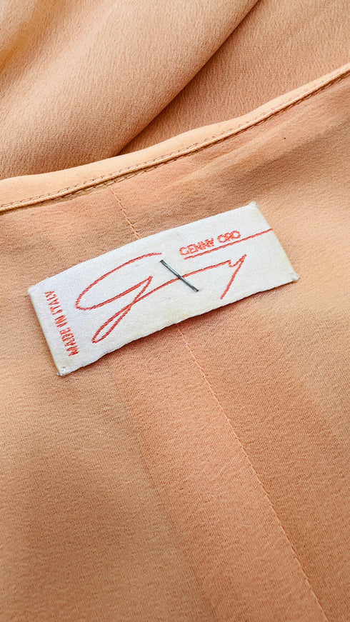 Abito corto 100% seta