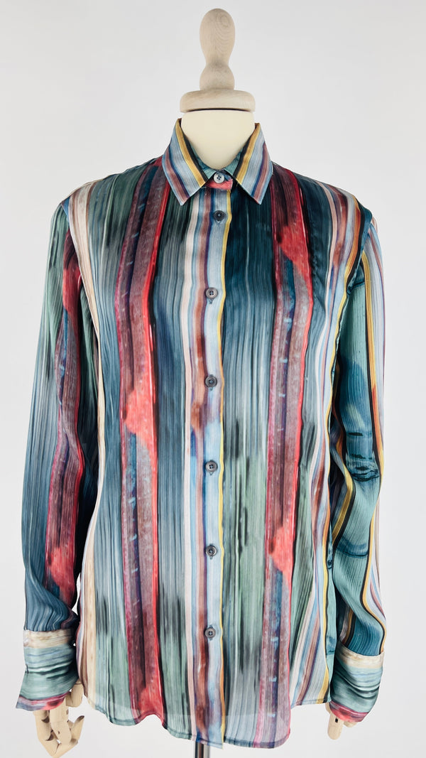 Camicia righe plissé