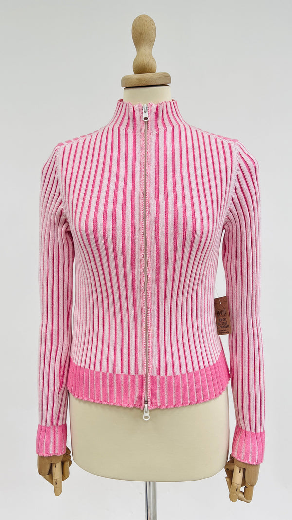 Maglione a coste in cotone