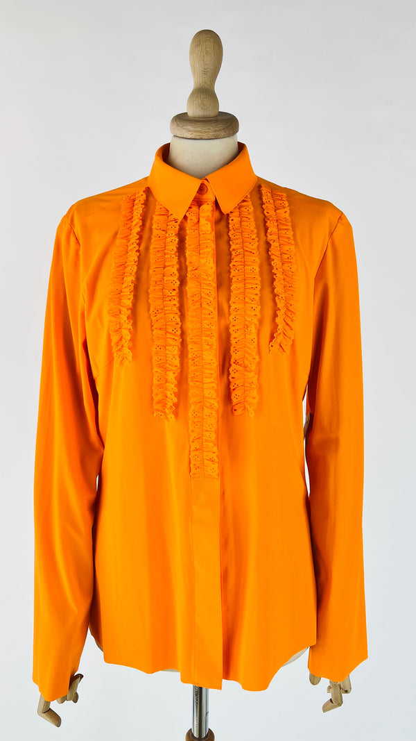 Camicia fluo con rouches