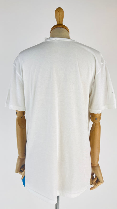 T-shirt fascia applicata con cartellino