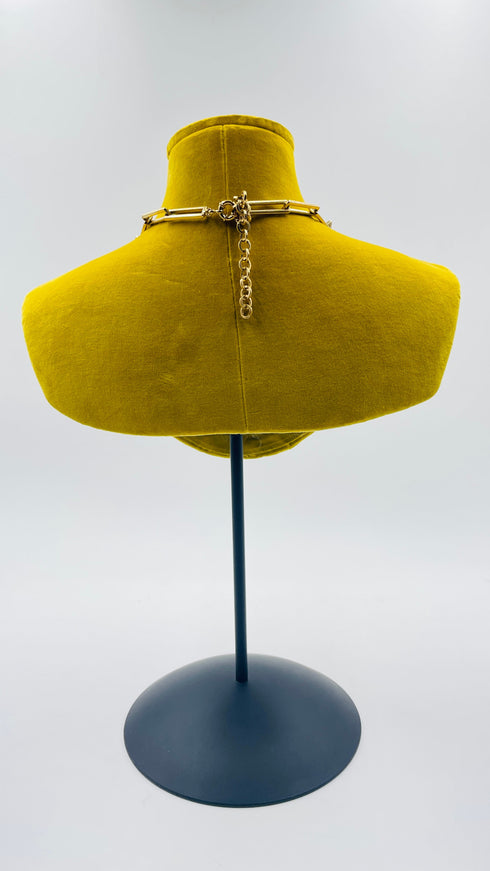 Collana vintage maxi pietre