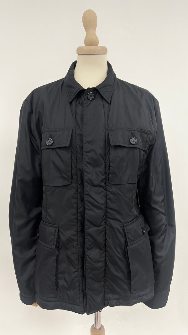 Giacca nera imbottita