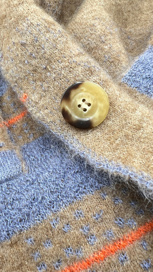 Soprabito in maglia a righe