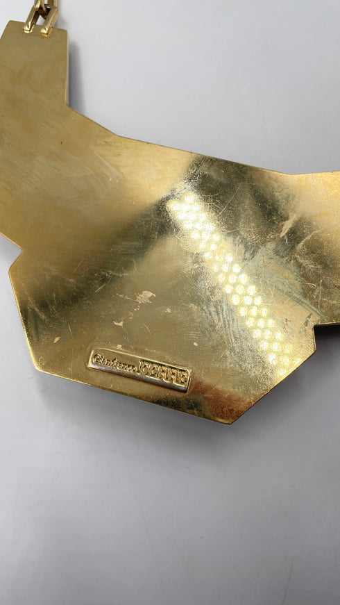 Collana vintage maxi pietre