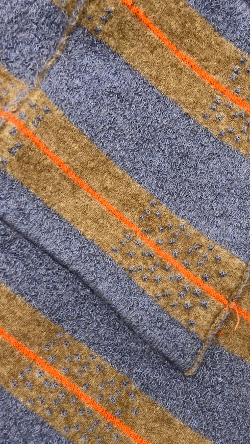 Soprabito in maglia a righe