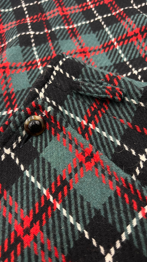 Gonna midi wrap tartan