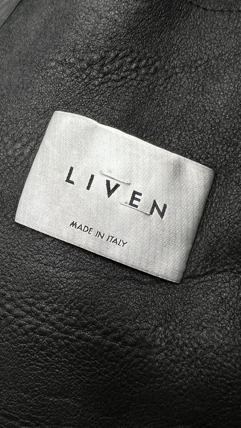 Giacca teddy girocollo