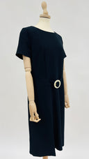Abito midi vintage blu Valentino miss v