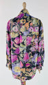 Camicia floreale con lurex