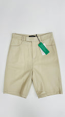 Pantaloncini in pelle riciclata DEADWOOD