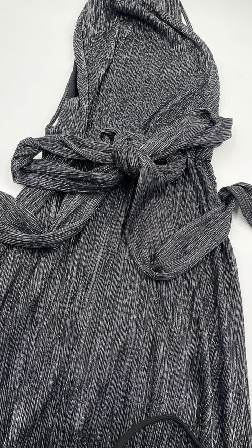 Abito lungo lurex con cartellino