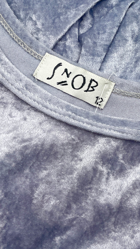 Abito lungo in velluto