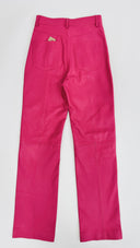 Pantalone in pelle rosa REMain