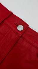 Shorts in pelle rossi REMain
