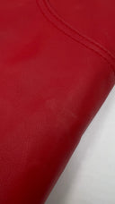 Shorts in pelle rossi REMain