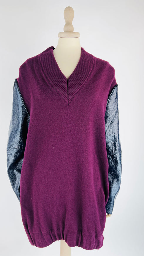 Abito corto lana-cashmere