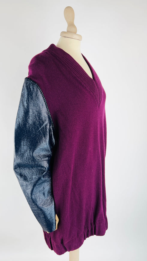 Abito corto lana-cashmere