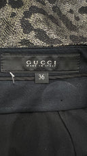Pantalone animalier lurex GUCCI