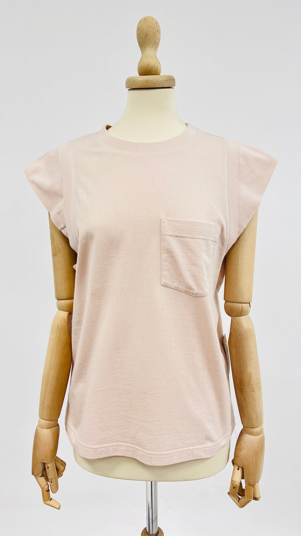 Canotta in cotone rosa