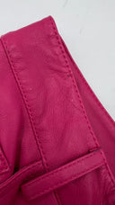 Pantalone in pelle rosa REMain